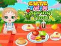 Jeu Temps de printemps jumeau mignon  en ligne