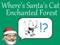 Jeu Où est le chat du Père Noël dans la forêt enchantée  en ligne
