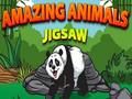 Jeu Puzzle d'animaux étonnants  en ligne