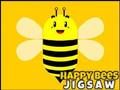 Jeu Puzzle d'abeilles heureuses  en ligne