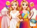 Jeu Princesses Tenue Coloriage  en ligne
