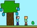 Jeu Steveman et Alexwoman : Oeuf de Pâques  en ligne