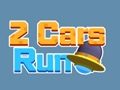 Jeu 2 voitures courent  en ligne