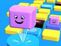 Jeu Sauter le cube empilé 3D  en ligne