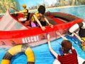 Jeu Bateau d'urgence de sauvetage sur la plage  en ligne