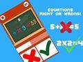 Jeu Équations bonnes ou mauvaises  en ligne
