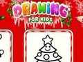 Jeu Dessiner Noël pour les enfants  en ligne