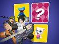 Jeu Match de carte mémoire Naruto  en ligne