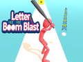 Jeu Explosion de lettres  en ligne