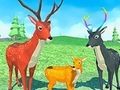 Jeu Famille d'animaux de simulateur de cerf  en ligne