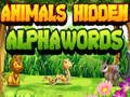 Jeu Animaux cachés AlphaWords  en ligne