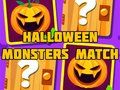 Jeu Match de monstres d'Halloween  en ligne