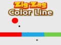 Jeu Ligne de couleur en zigzag  en ligne