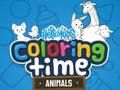 Jeu HelloKids Coloring Time Animaux  en ligne