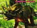 Jeu Puzzle de dinosaure tricératops  en ligne