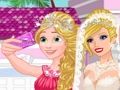 Jeu Le selfie de mariage de Barbie avec des princesses  en ligne