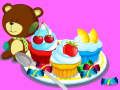 Jeu Cuisiner des cupcakes colorés  en ligne