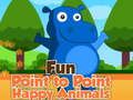 Jeu Amusant Point à Point Animaux Heureux  en ligne
