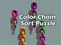 Jeu Puzzle de tri par chaîne de couleurs  en ligne