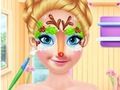 Jeu Le maquillage de Noël d'Anna  en ligne