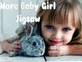 Jeu Puzzle bébé fille lièvre  en ligne