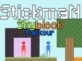Jeu Stickman Skyblock Parkour en ligne