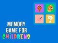 Jeu Jeu de mémoire pour enfants  en ligne