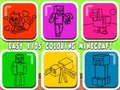 Jeu Coloriage Minecraft facile pour les enfants  en ligne