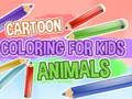 Jeu Coloriage de dessin animé pour les enfants Animaux  en ligne