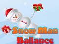 Jeu Équilibre du bonhomme de neige  en ligne