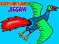 Jeu Puzzle dinosaure mignon  en ligne