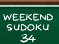Jeu Sudoku du week-end 34  en ligne