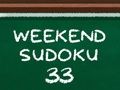 Jeu Sudoku du week-end 33  en ligne