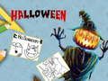 Jeu Livre de coloriage d'Halloween  en ligne