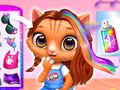 Jeu Salon de coiffure pour animaux de chat  en ligne