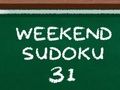 Jeu Sudoku du week-end 31  en ligne
