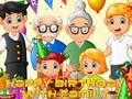 Jeu Joyeux anniversaire en famille  en ligne