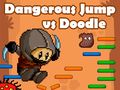 Jeu Saut dangereux vs Doodle  en ligne
