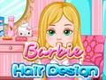 Jeu Conception de cheveux Barbie  en ligne