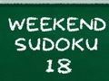 Jeu Sudoku du week-end 18  en ligne