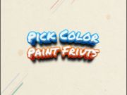 Jeu Choisir Couleur Peinture Fruits  en ligne