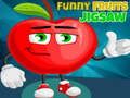 Jeu Puzzle drôle de fruits  en ligne