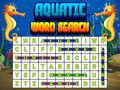 Jeu Recherche de mots aquatiques  en ligne