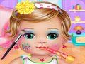 Jeu Habillage et maquillage de bébé  en ligne