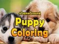 Jeu 4GameGround Chiot Coloriage  en ligne