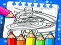 Jeu Livre de coloriage Captain America  en ligne