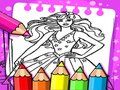 Jeu Livre de coloriage Barbie  en ligne