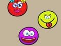 Jeu Sourires boule rouge  en ligne