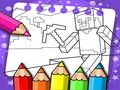 Jeu Livre de coloriage Minecraft  en ligne