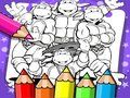 Jeu Livre de coloriage tortue ninja  en ligne